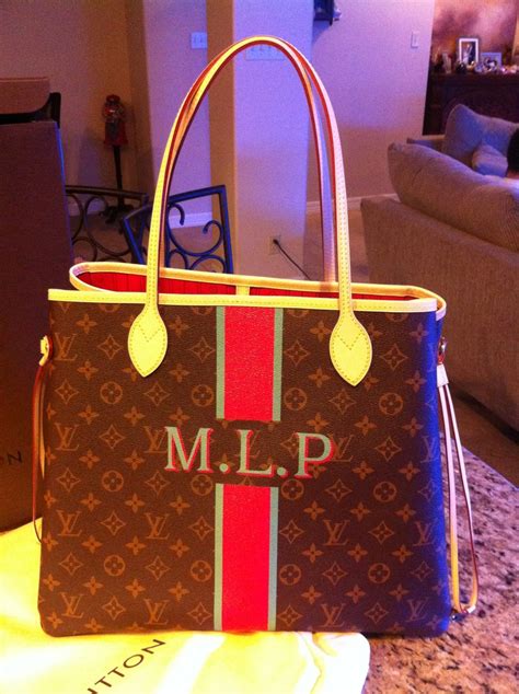 personalized louis vuitton bag|louis Vuitton Bag with initials.